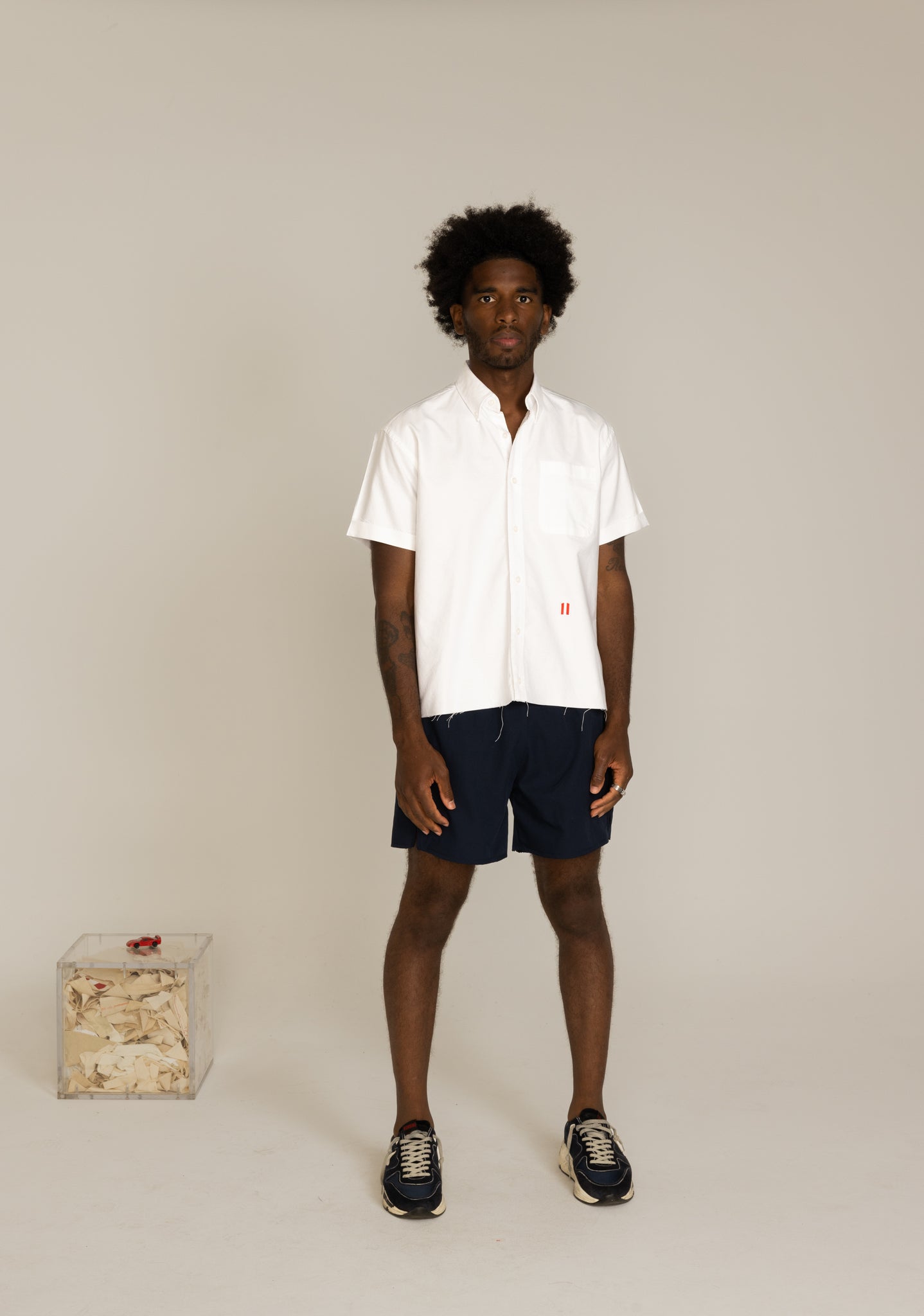 HOUSE BUTTON UP SHORT SLEEVE